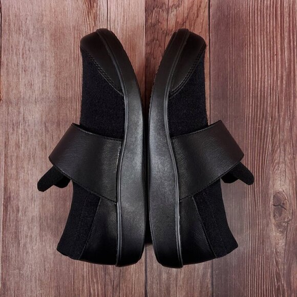 Traq by Alegria Womens Size 41 US 10.5-11 Qwik Cozy Black Slip On Walking Shoes - Picture 10 of 15